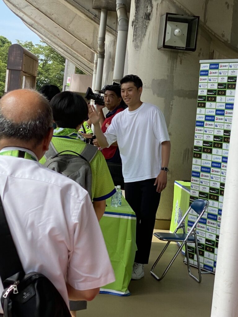 町野選手壮行会