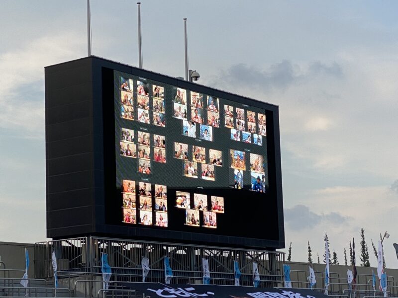 ラグビーワールドカップパブリック　日本対チリ戦