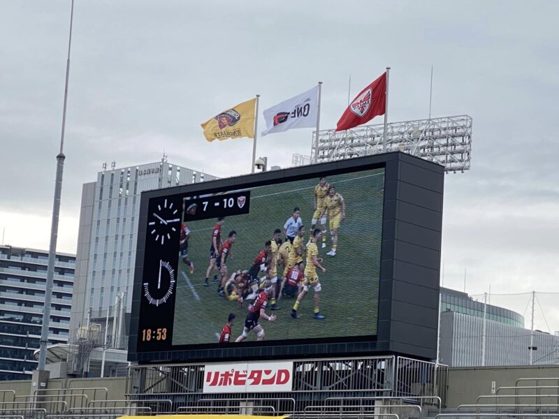 東京サントリーサンゴリアスvs横浜キャノンイーグルス戦