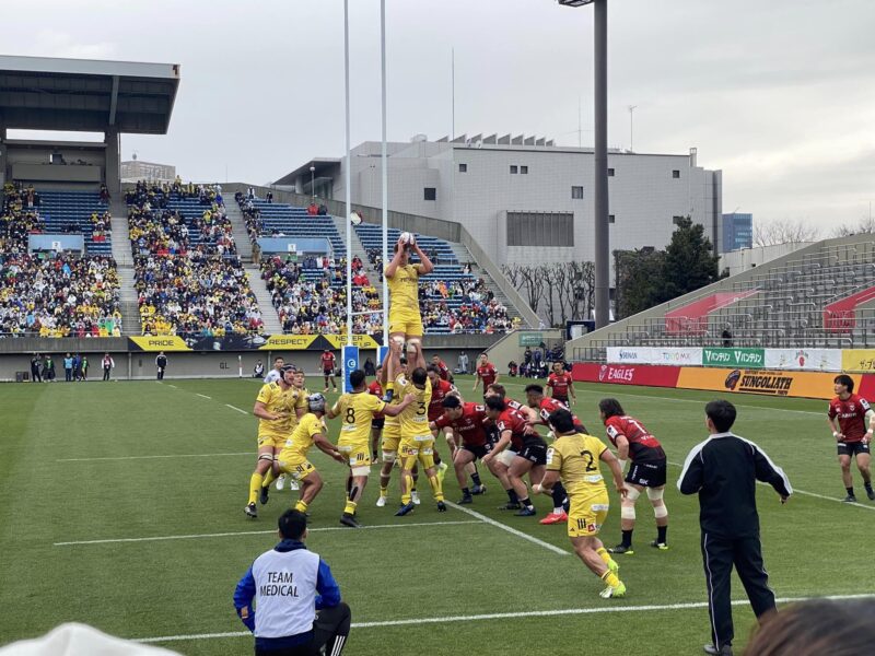 東京サントリーサンゴリアスvs横浜キャノンイーグルス戦