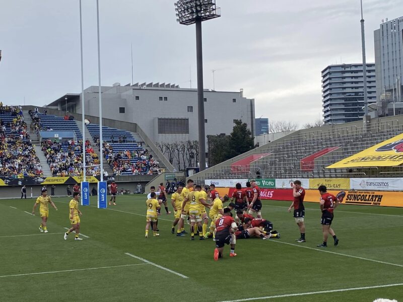 東京サントリーサンゴリアスvs横浜キャノンイーグルス戦