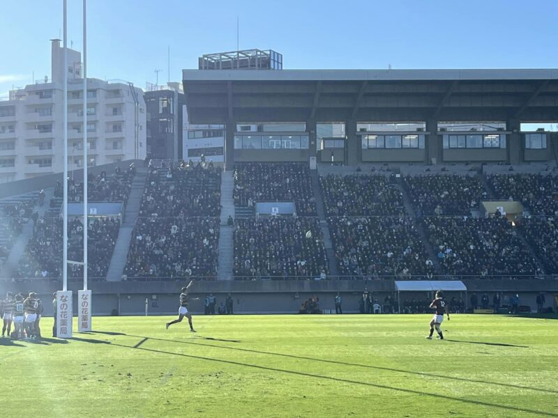 大学ラグビー　早稲田大学vs慶應義塾大学