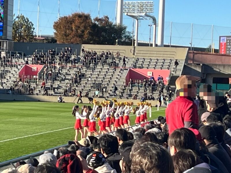 大学ラグビー　早稲田大学vs慶應義塾大学