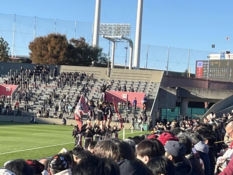 大学ラグビー　早稲田大学vs慶應義塾大学