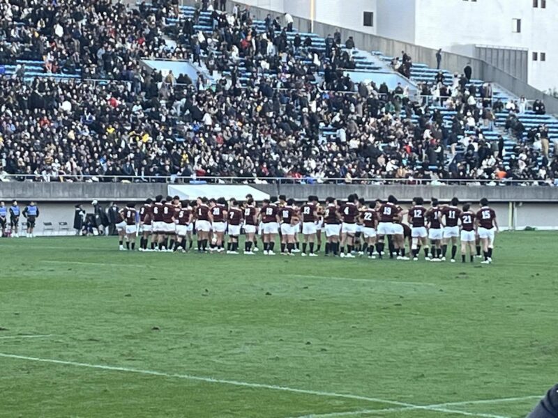 大学ラグビー　早稲田大学vs慶應義塾大学