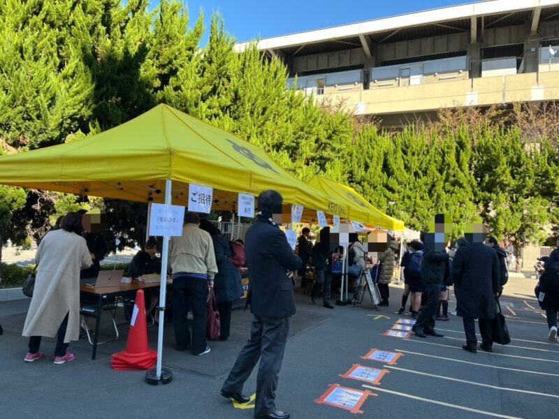 大学ラグビー　早稲田大学vs慶應義塾大学