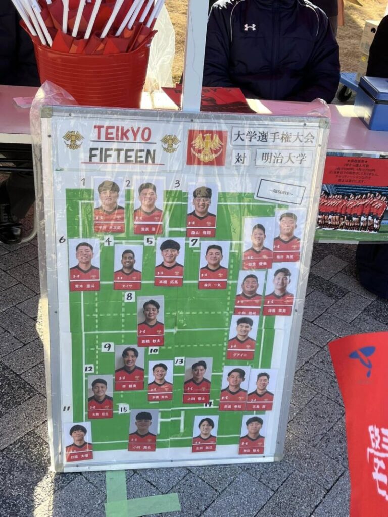 全国大学ラグビーフットボール選手権大会　準決勝