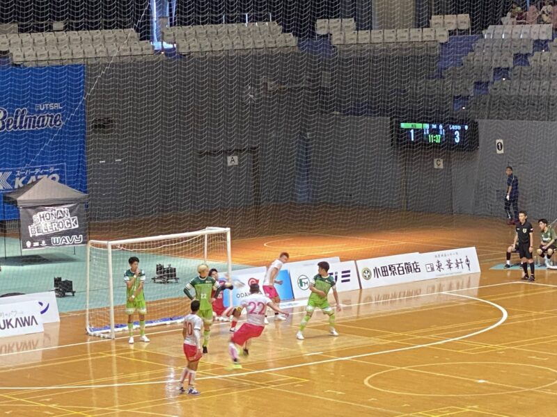 湘南ベルマーレフットサル　しながわシティ戦
