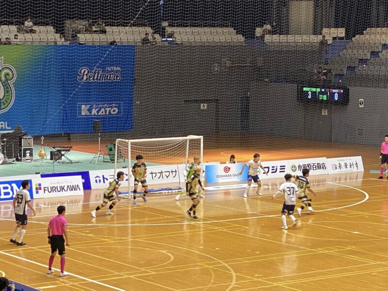 湘南ベルマーレフットサル　フウガドールすみだ戦