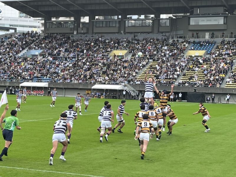 大学ラグビー　早稲田大学vs帝京大学