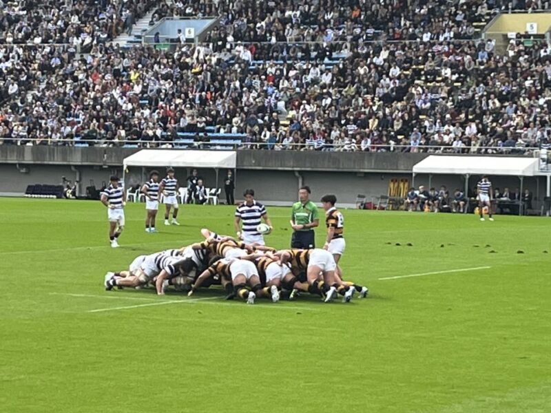 大学ラグビー　早稲田大学vs帝京大学