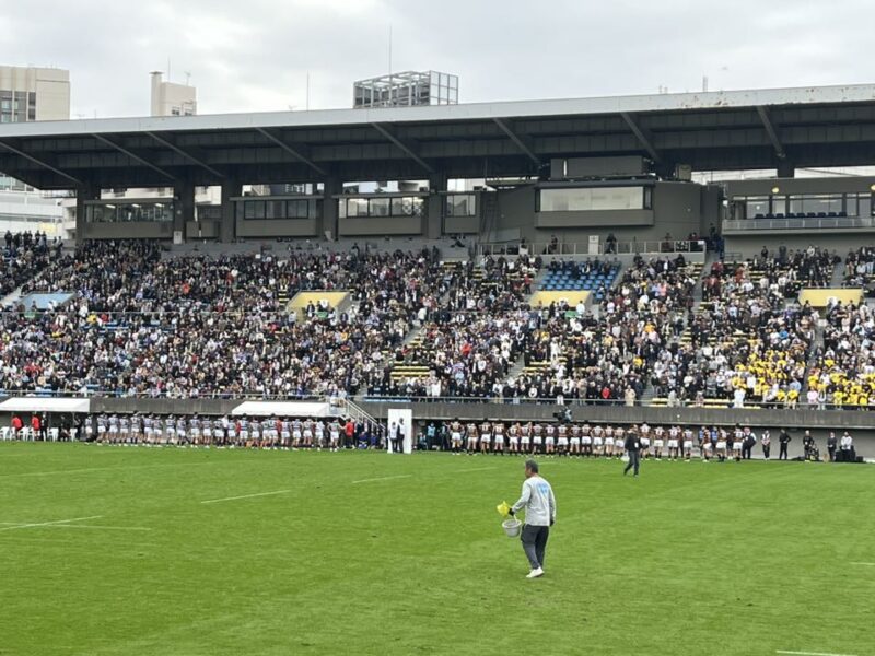 大学ラグビー　早稲田大学vs帝京大学
