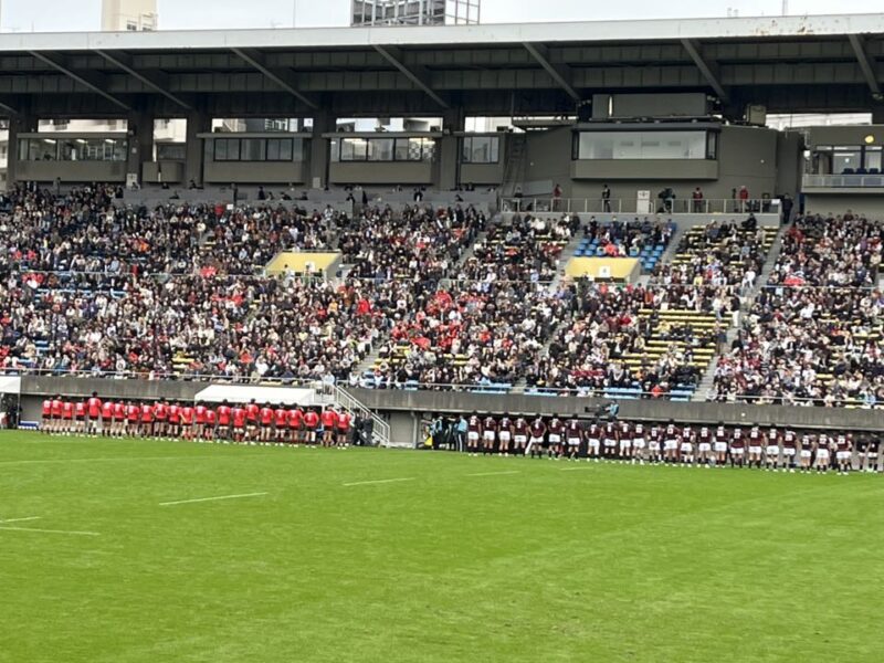 大学ラグビー　早稲田大学vs帝京大学