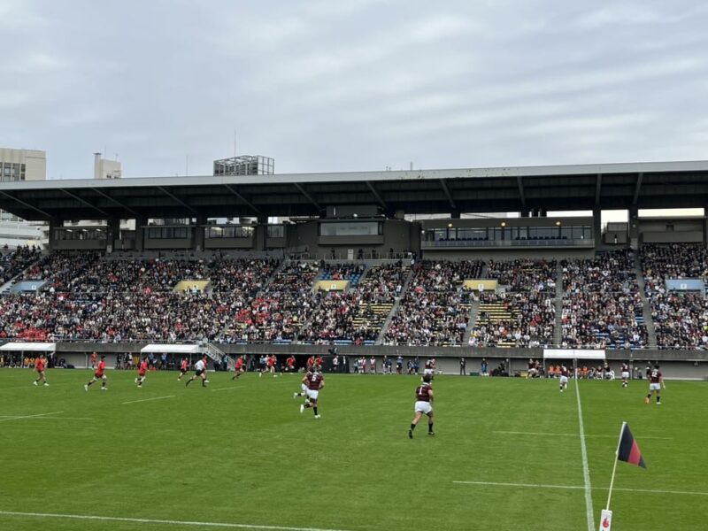 大学ラグビー　早稲田大学vs帝京大学