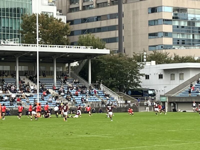 大学ラグビー　早稲田大学vs帝京大学