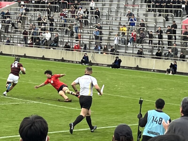 大学ラグビー　早稲田大学vs帝京大学