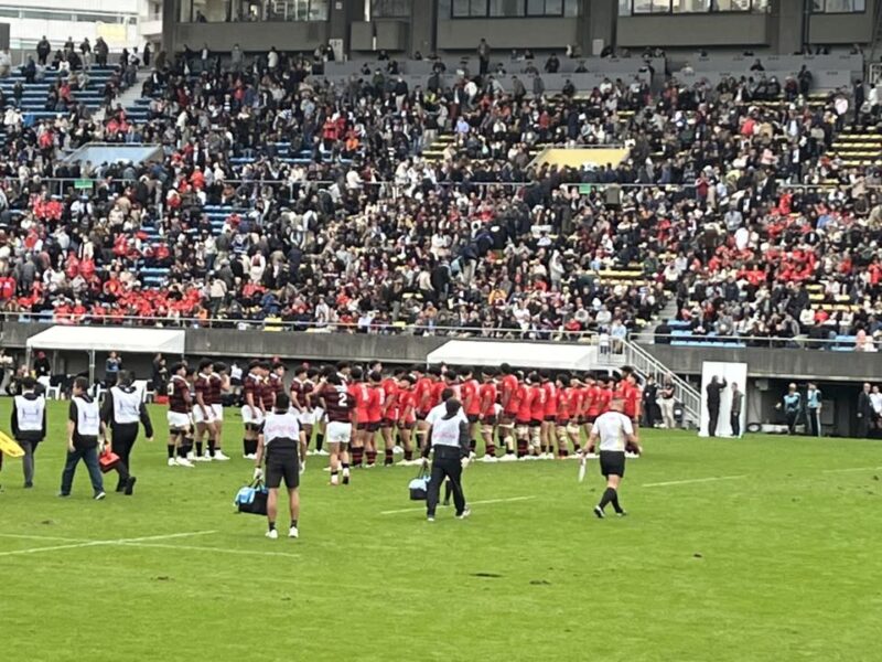 大学ラグビー　早稲田大学vs帝京大学