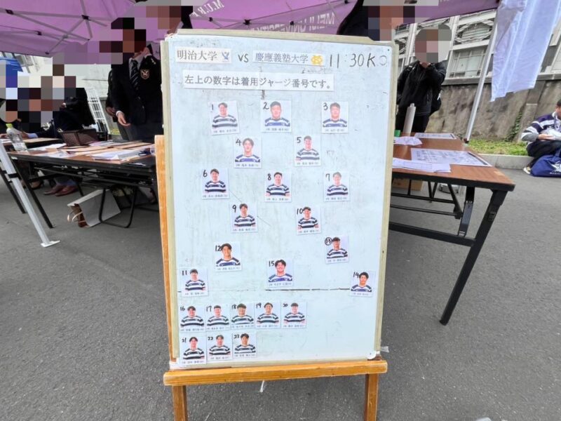 大学ラグビー　早稲田大学vs帝京大学