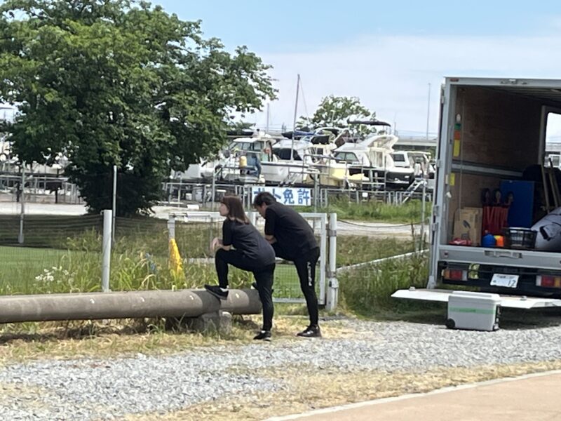 湘南ベルマーレ 馬入練習見学