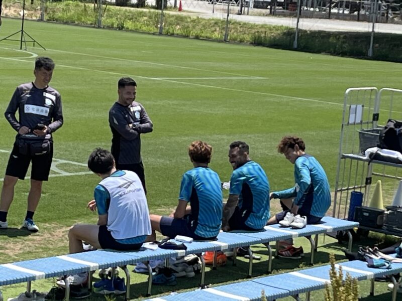 湘南ベルマーレ 馬入練習見学