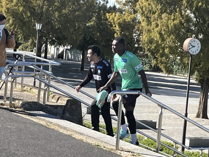 湘南ベルマーレ 馬入練習見学