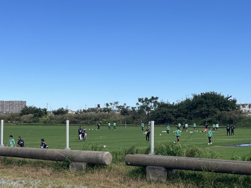 湘南ベルマーレ 馬入練習見学